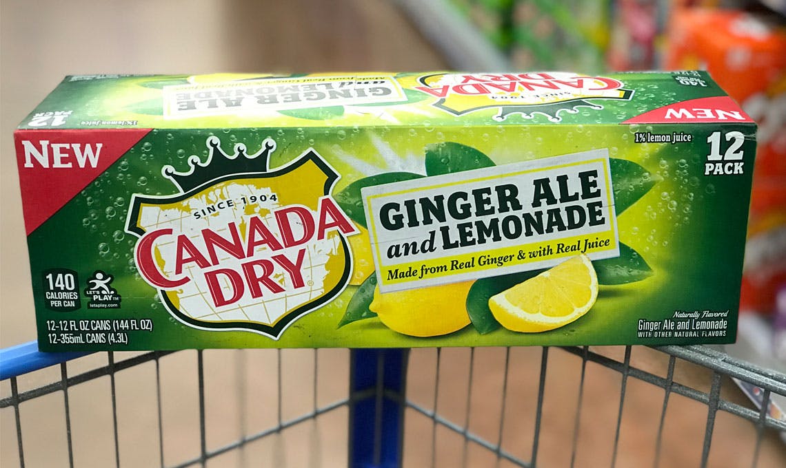 Canada Dry Diet Ginger Ale And Lemonade 12 Fl Oz 48 Cans Stores Canada Dry Ginger Ale Lemonade As Low As 1 43 At Walmart The Krazy Coupon Lady
