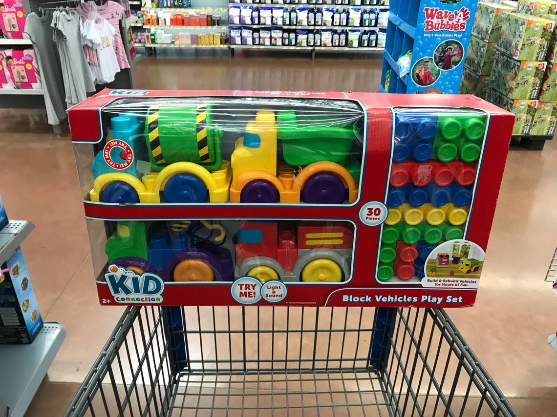 kid connection block vehicle playset