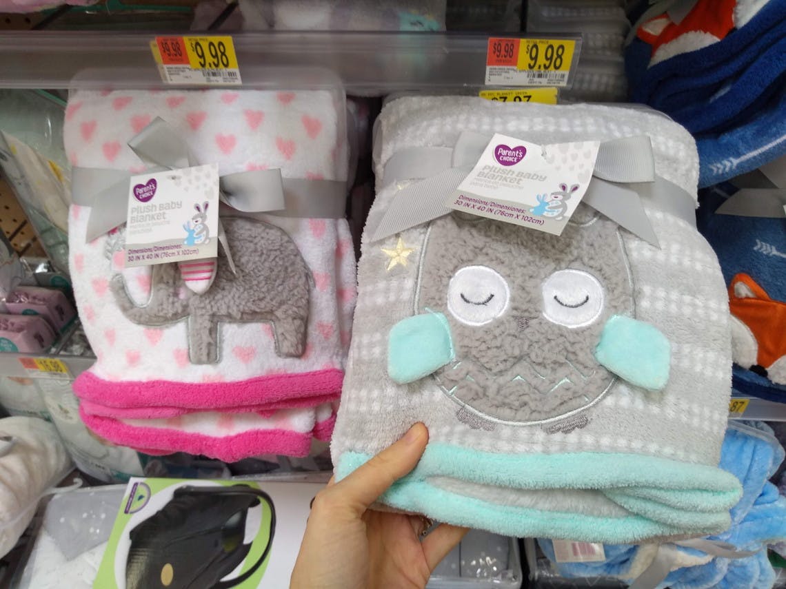 Https Thekrazycouponladycom 2019 04 13 Parents Choice Plush Baby Blankets 4 86 At Walmart