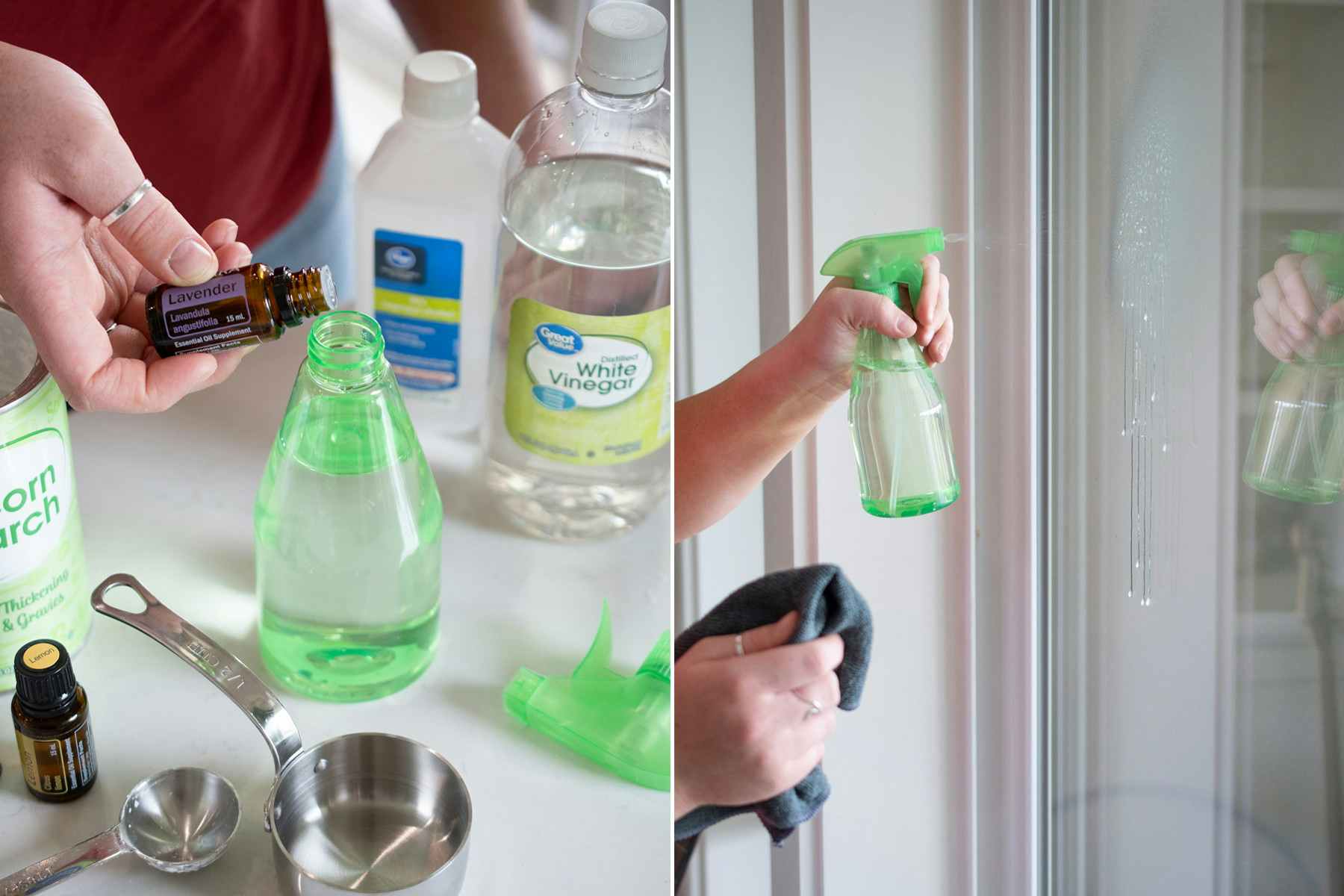 Make glass cleaner instead of buying it.