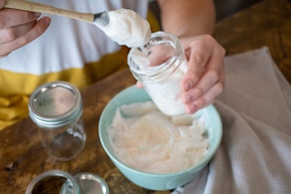 Make lotion instead of buying it.