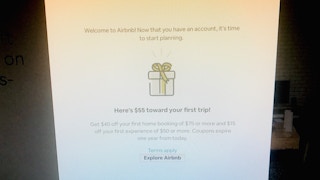Get $55 off your first Airbnb stay.
