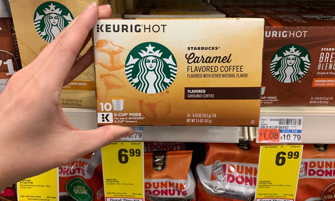 Starbucks K-Cup 10-Pack, Only $4.49 at 