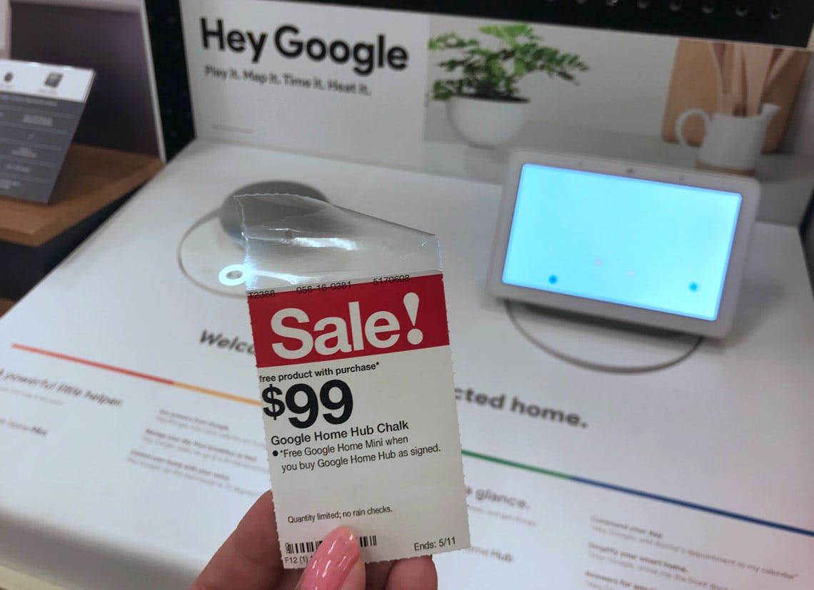 google home hub coupon