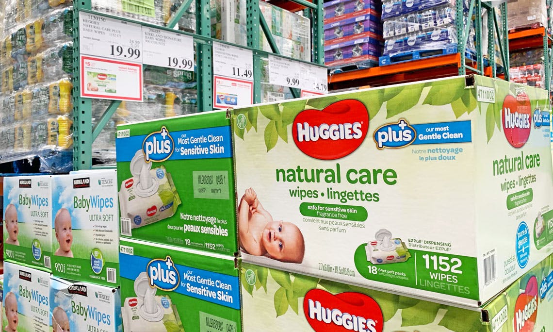 Big Box of Huggies Baby Wipes, Only $19 