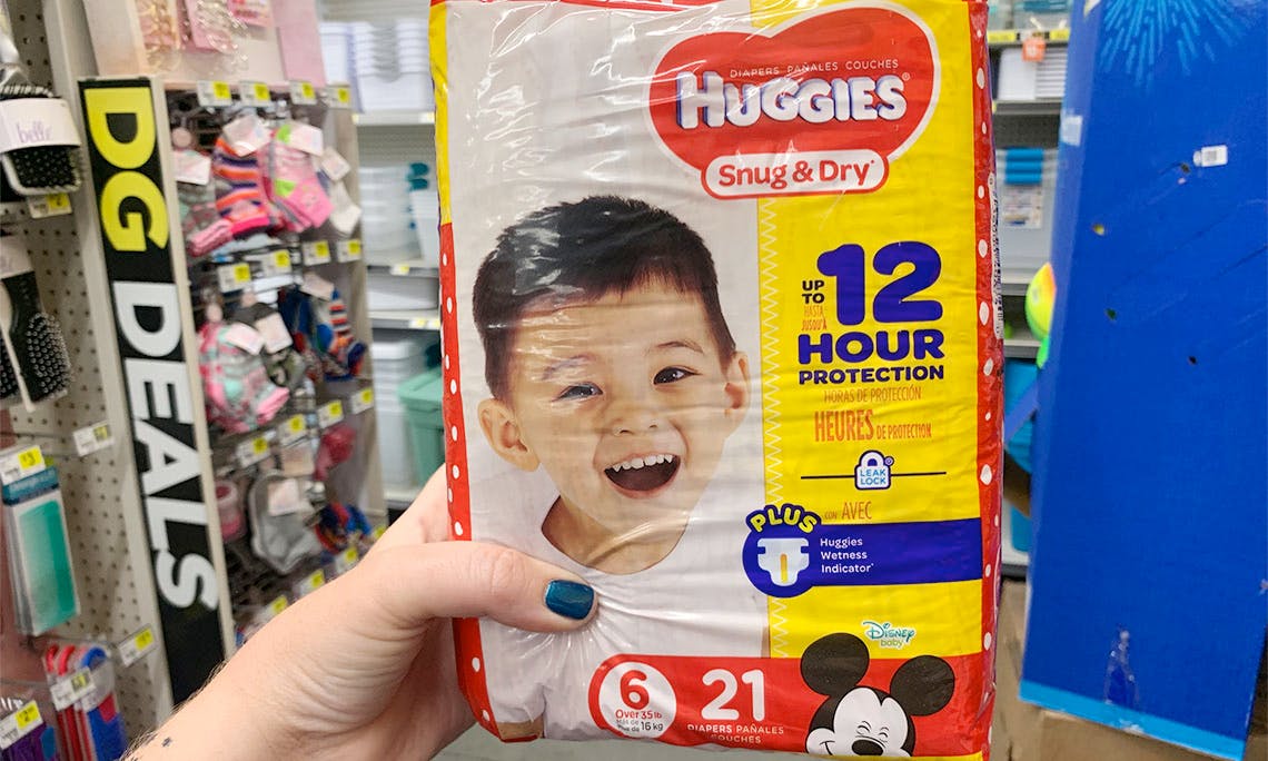 dollar general huggies diapers