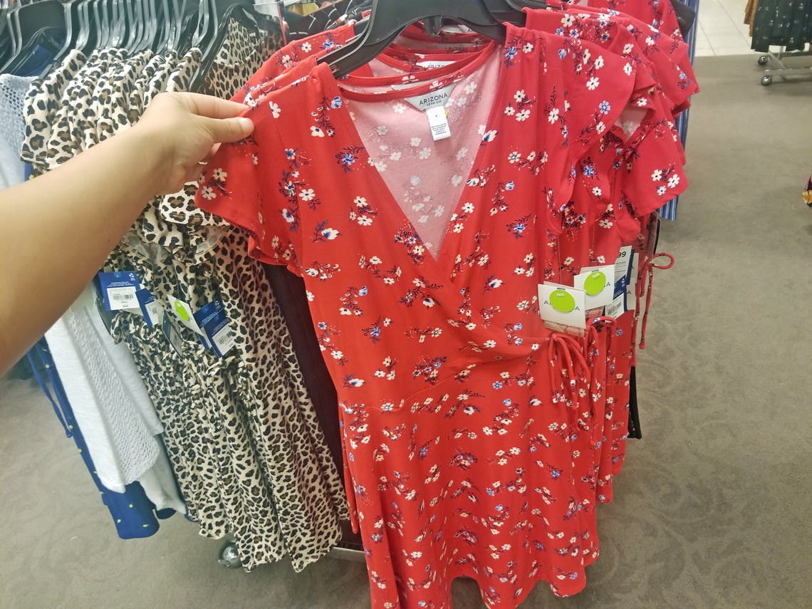 jcpenney red sweater dress