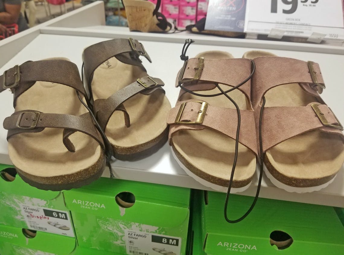 75 Off Claiborne Wedges Footbed Sandals 15 At Jcpenney The Krazy Coupon Lady