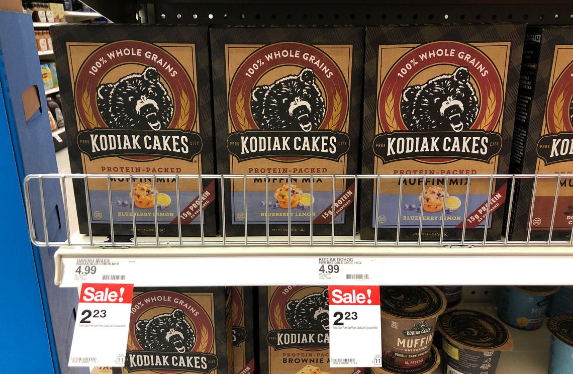 Kodiak Cakes Muffin & Brownie Mix, Only 1.73 at Target! The Krazy