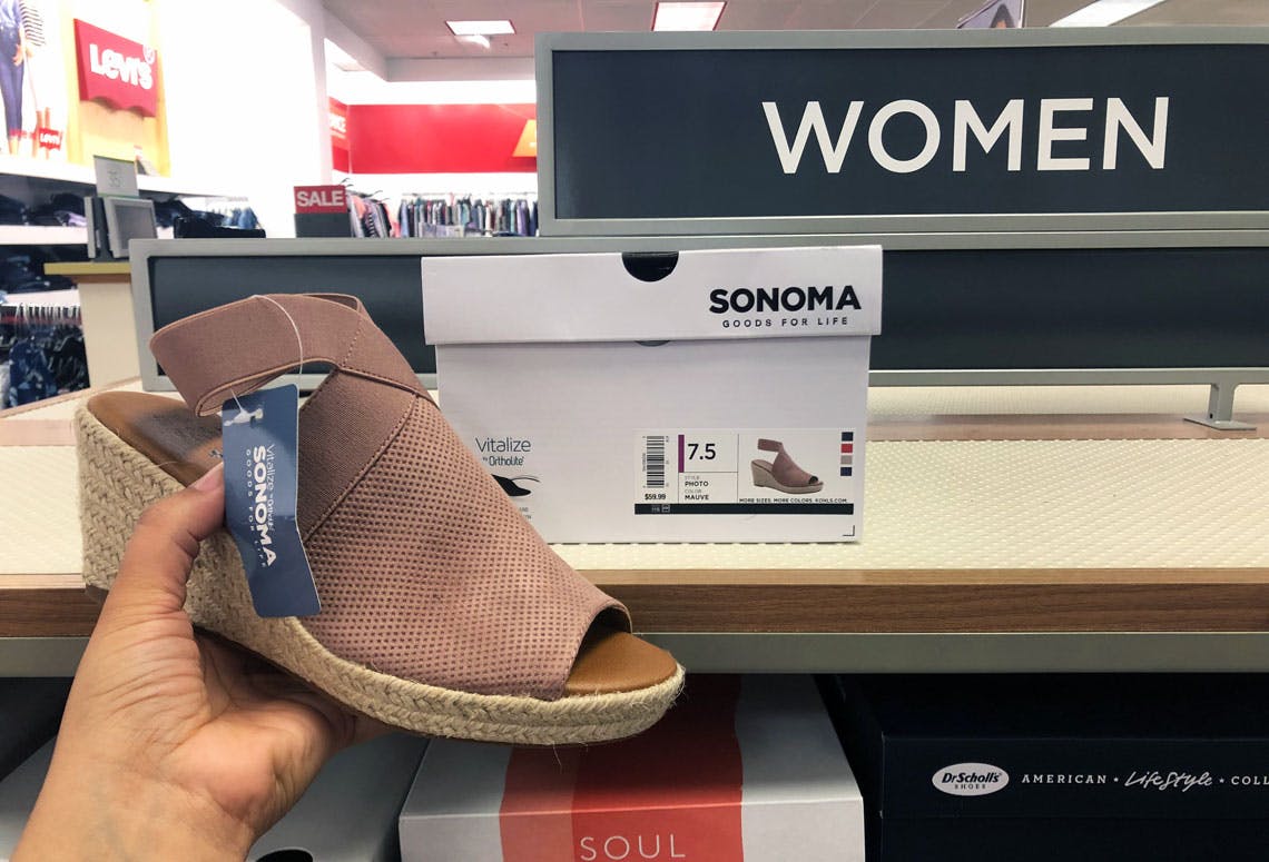 kohls platform sandals
