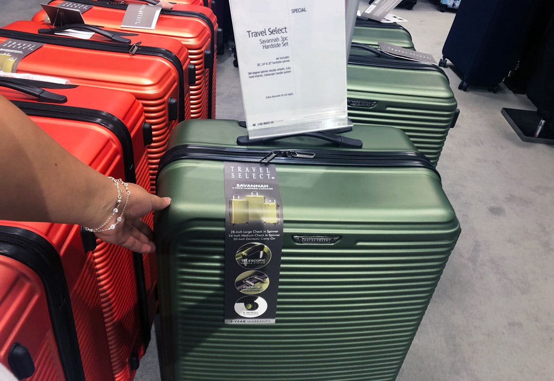 macy's hard case luggage