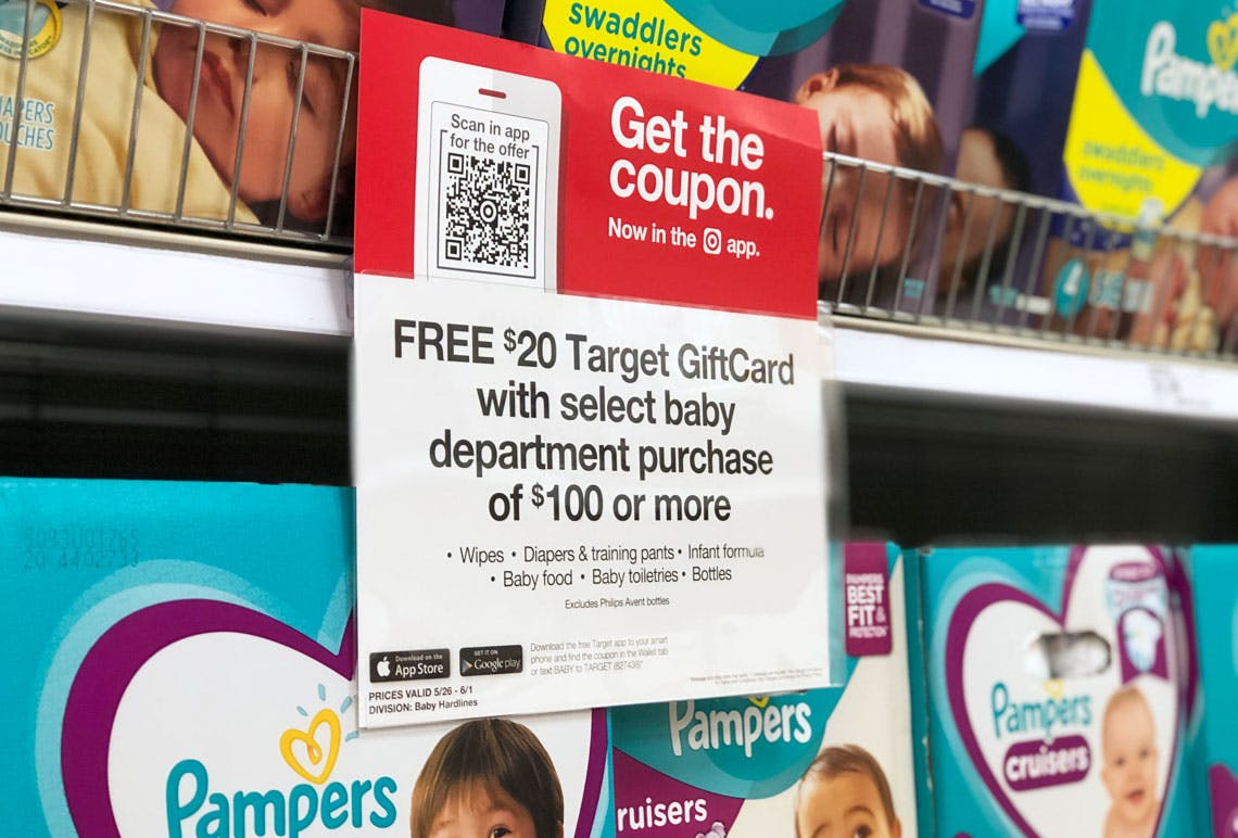 target pampers swaddlers size 4