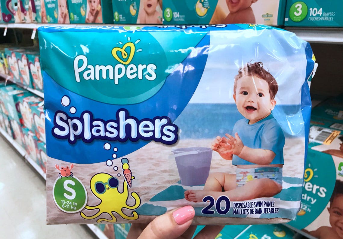 target pampers splashers