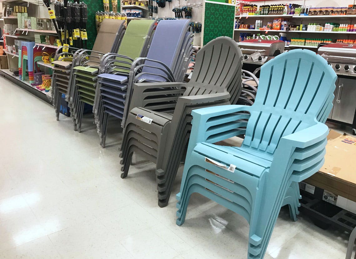 plastic adirondack chairs target