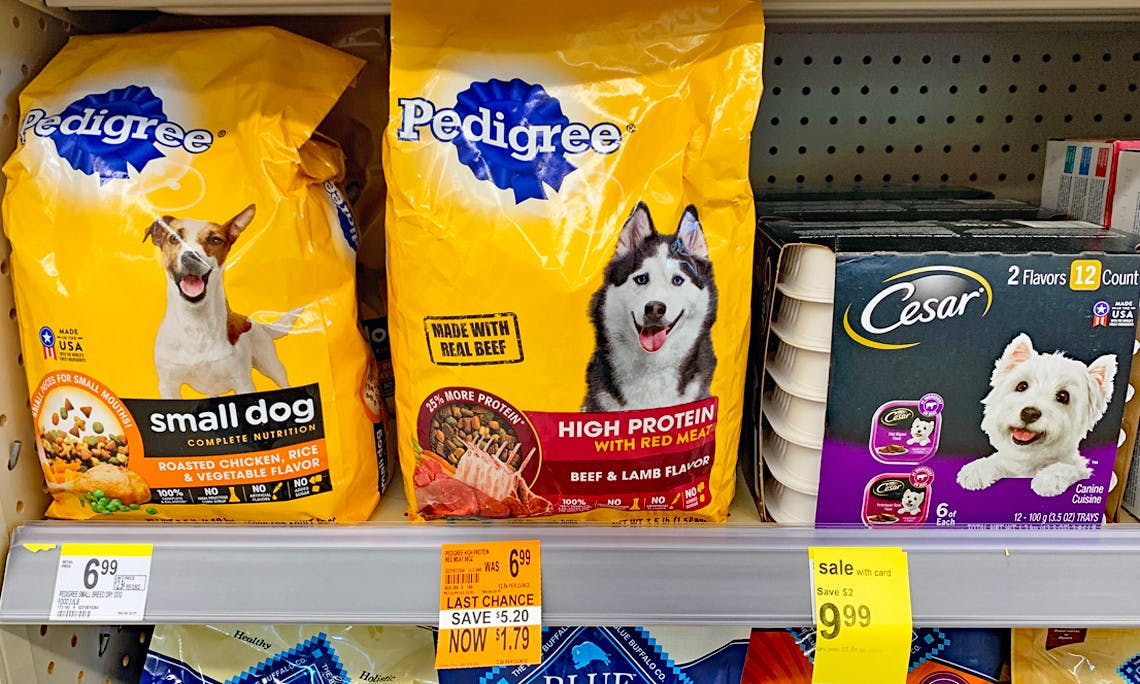 walgreens pedigree dog food