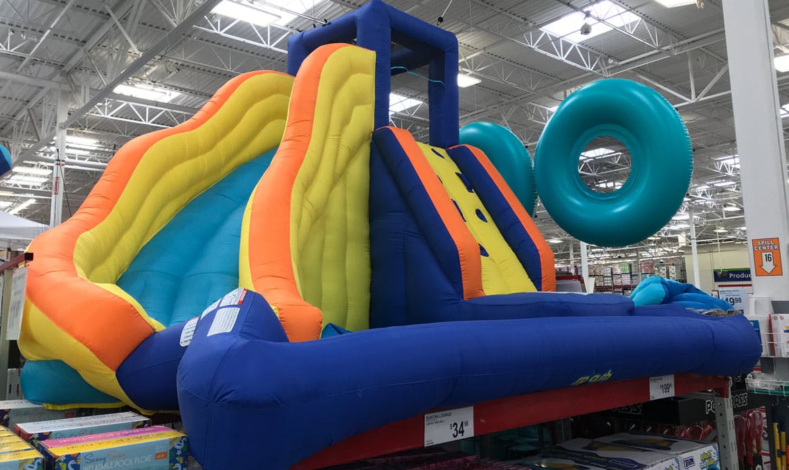 Splash and Slide Inflatable Water Slide, Just 200 at Sam's Club The