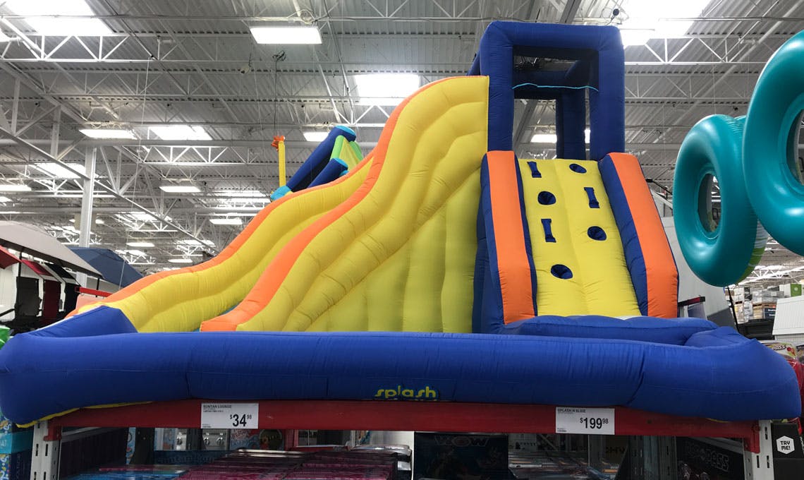 sam's club inflatable pool slide