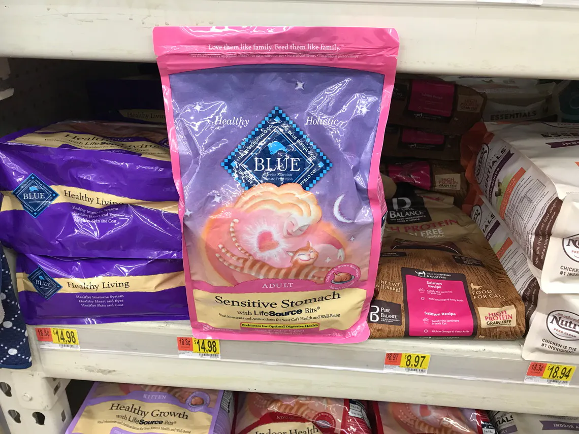 Blue Buffalo Dog Cat Food Bags Only 7 98 At Walmart The Krazy Coupon Lady