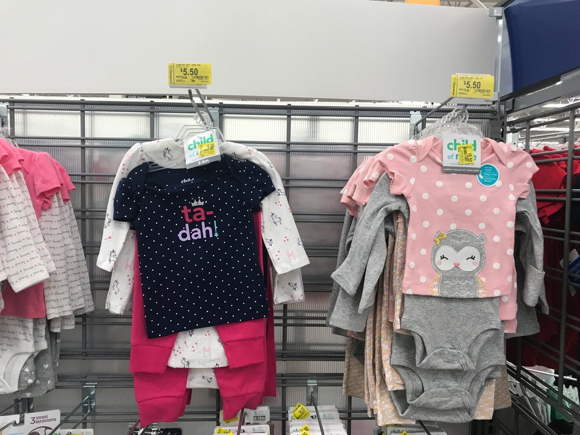 Walmart Clearance Child Of Mine By Carter S Baby Clothes The