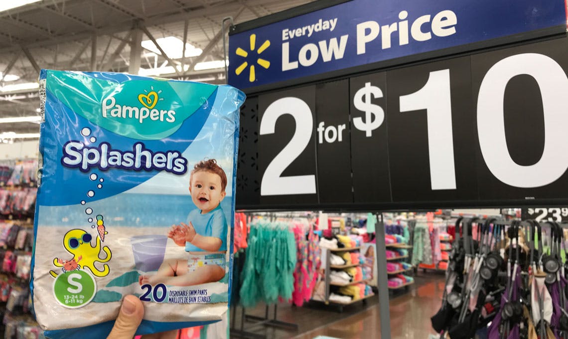 pampers splashers walmart