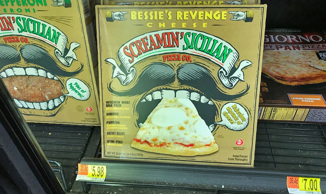 Screamin' Sicilian Pizza, 2.98 at Walmart Save 3.00! The Krazy