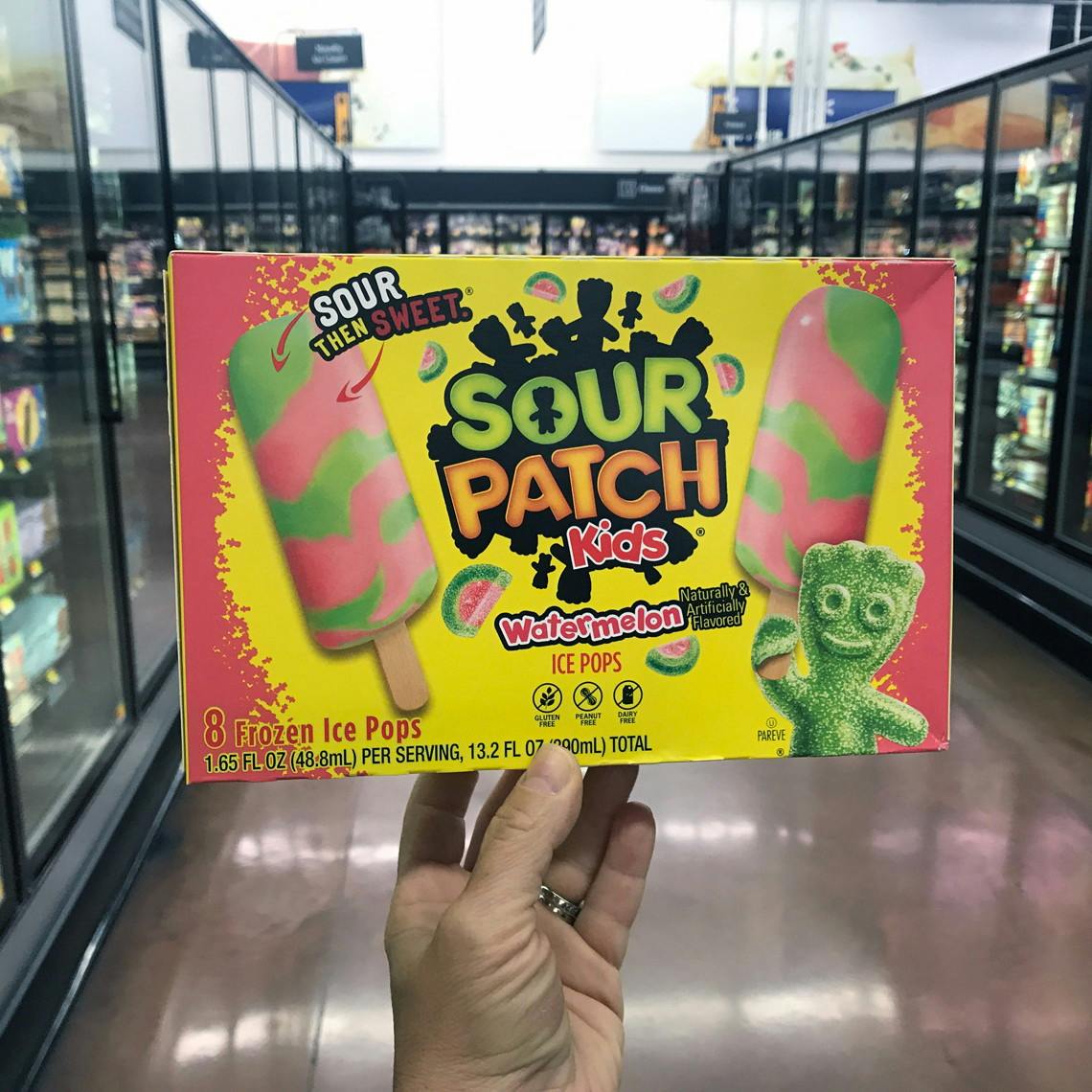 Sour Patch Kids Ice Pops, Only $1.37 at Walmart! - The Krazy Coupon Lady