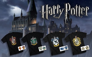 4 Differentt-shirts from the Harry potter series