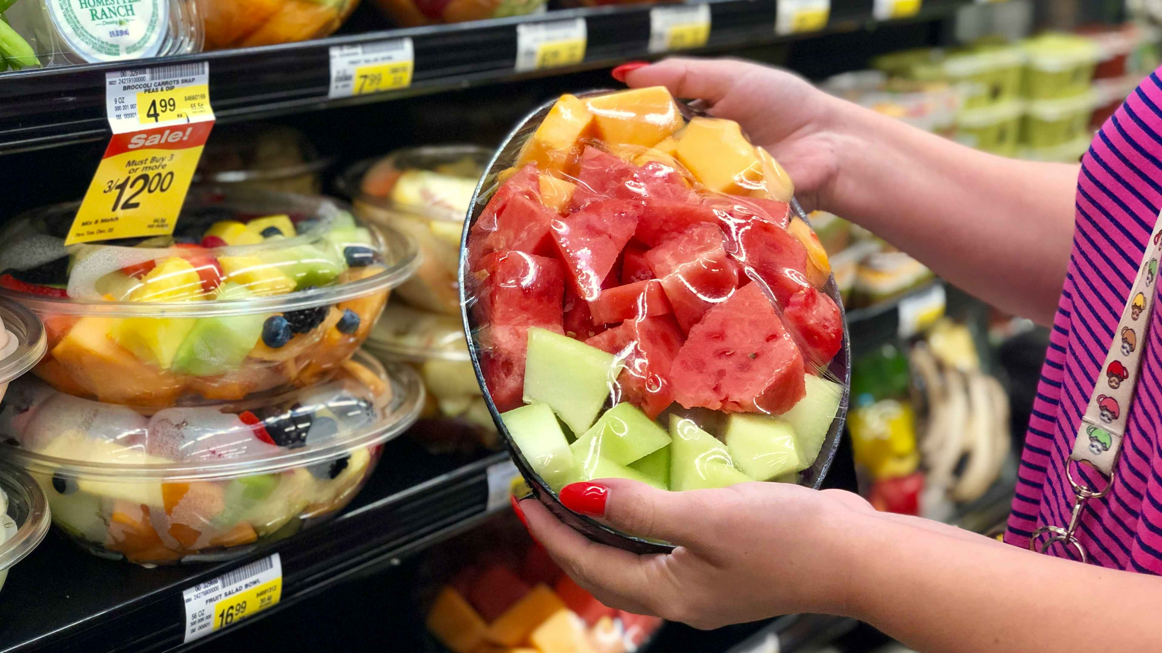 They charge you up to double the price to cut fruit and veggies for you.