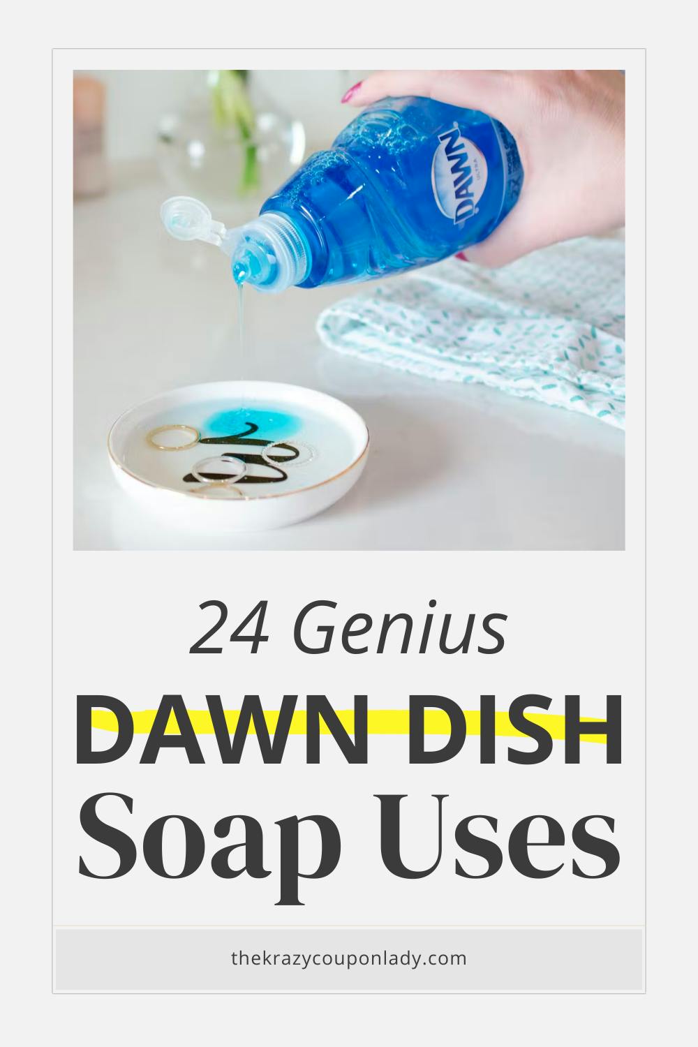 is it ok to wash your dog with dawn dish soap