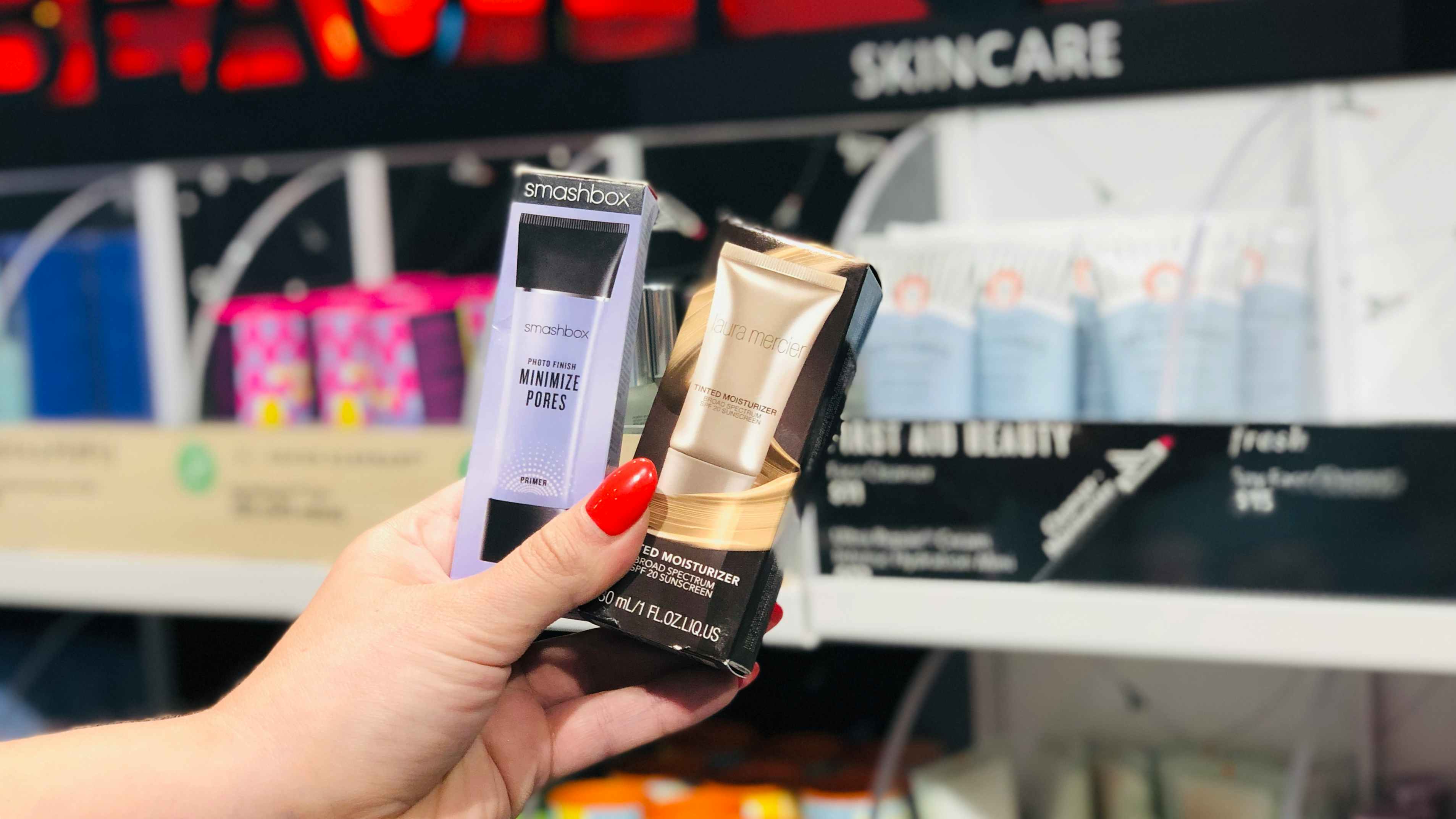 Recommended travel-sized products from Sephora