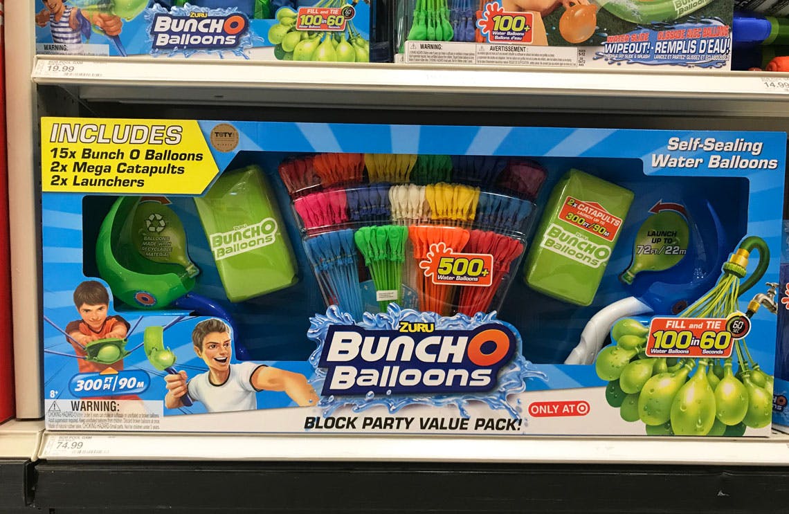 bunch o balloons water warfare