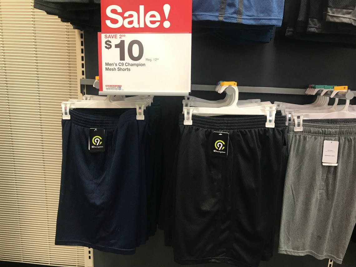 mens champion shorts sale