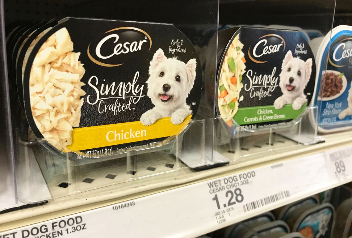 target cesar dog food