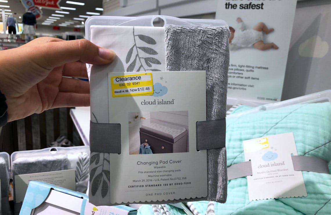 target wipeable changing pad cover