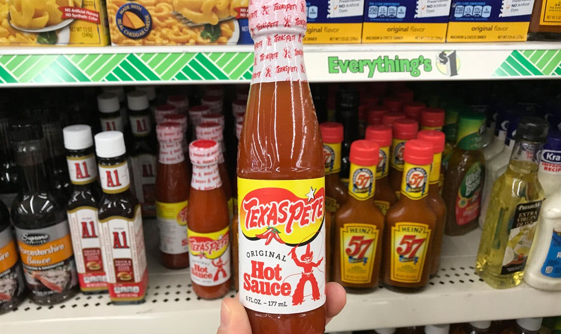 Offer Reset! Free Texas Pete Hot Sauce at Dollar Tree! The Krazy