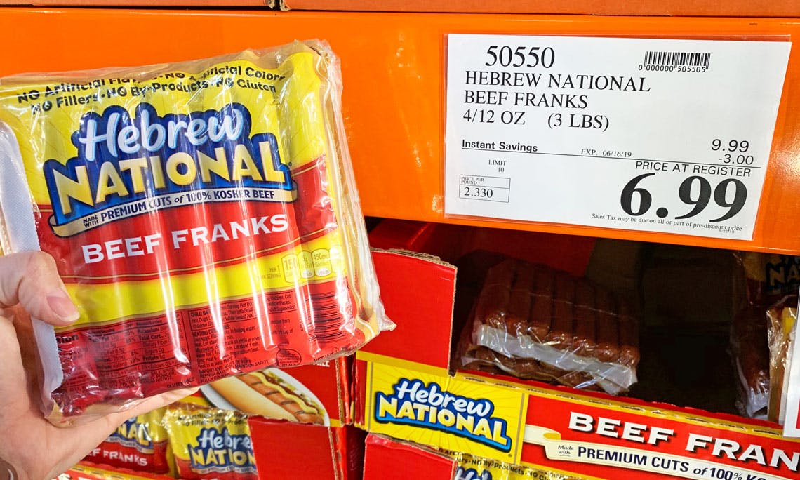 hebrew national weiners