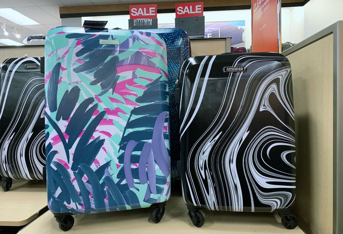 kohls hard luggage