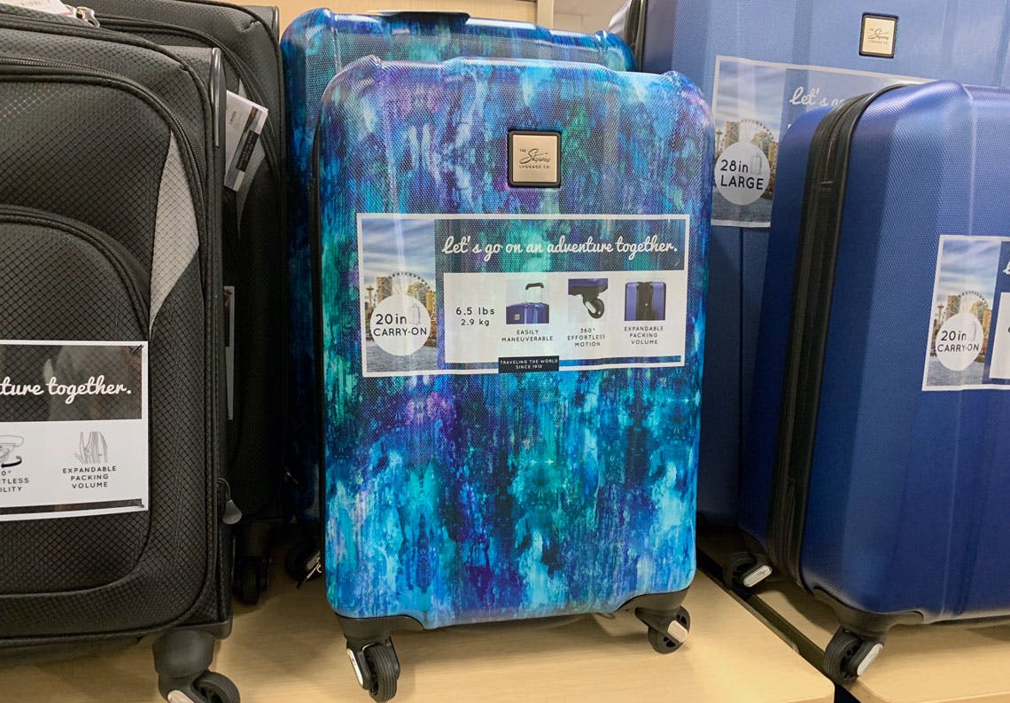 kohl's carry on spinner luggage