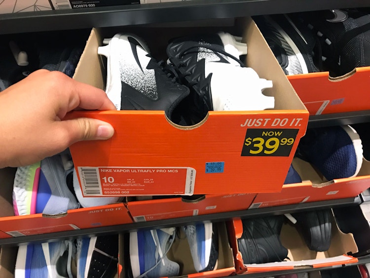 shoes at a Nike Factory Store