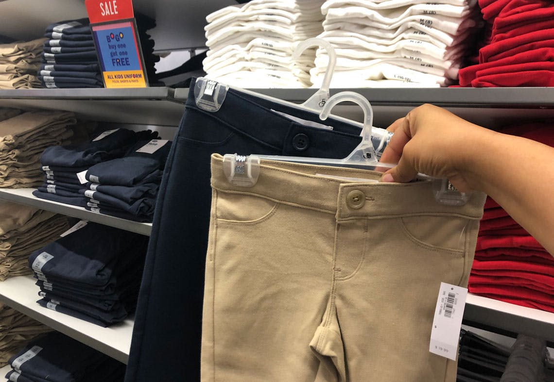 old navy khaki uniform shorts