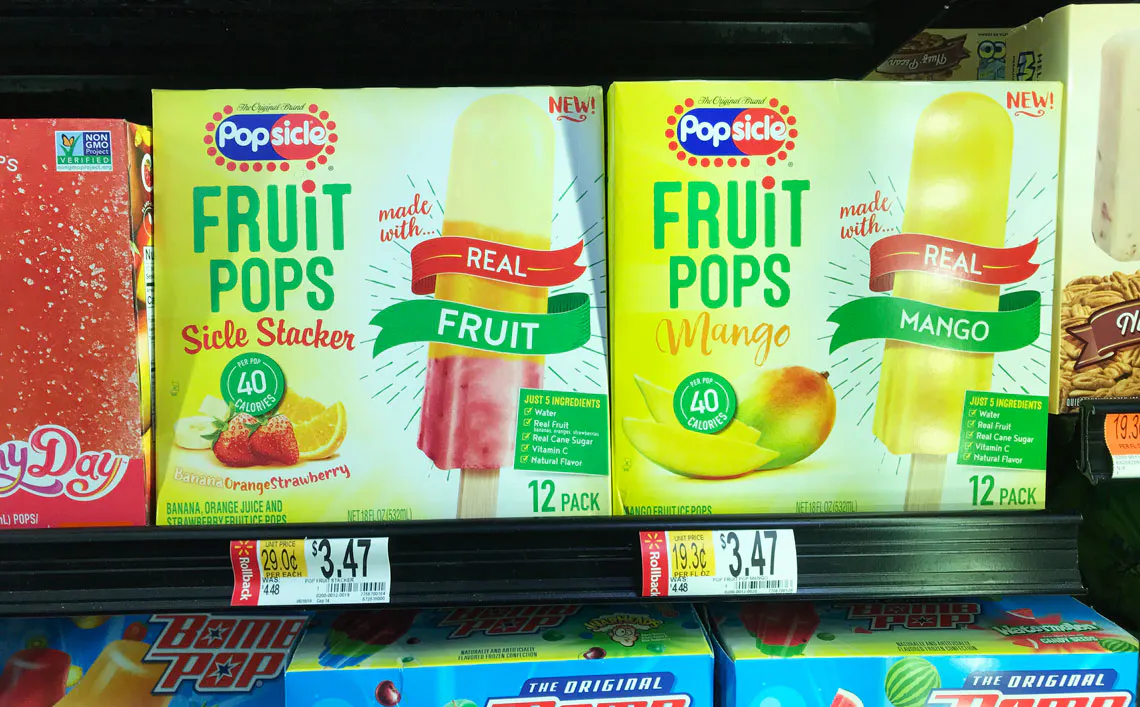 Popsicle Fruit Pops Only 2 47 At Walmart The Krazy Coupon Lady