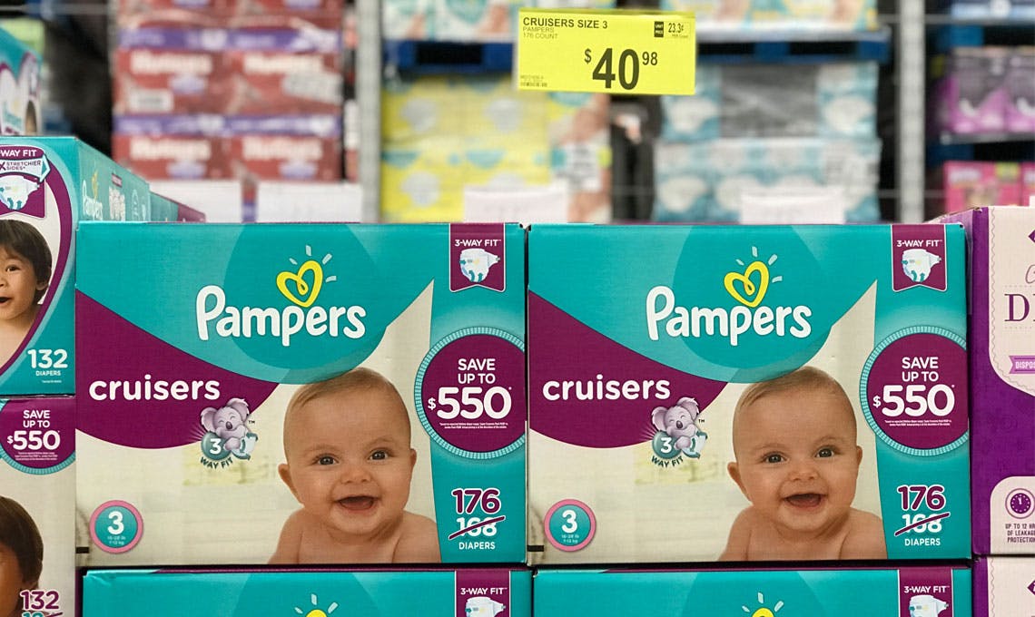 sams pampers size 3