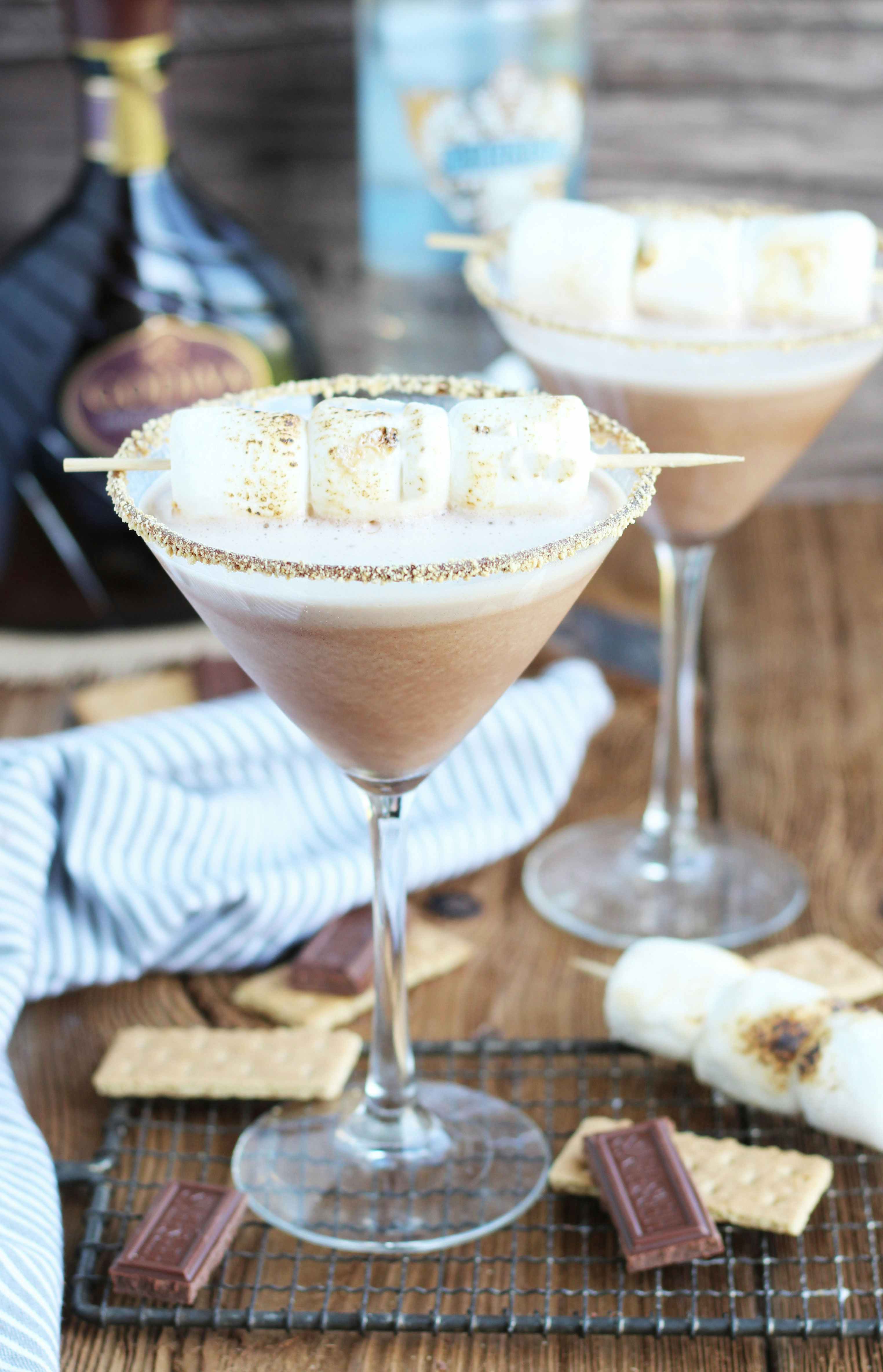 Make a s'mores cocktail.
