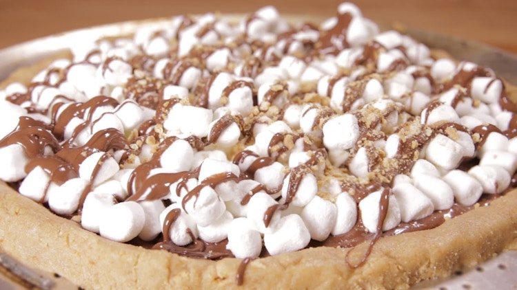 Make a s'mores pizza.