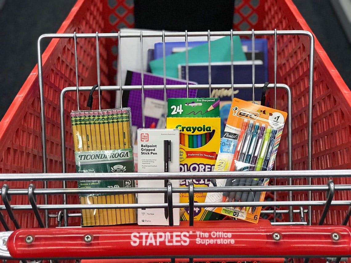 Back To School Supplies As Low As 0 25 At Staples The Krazy Coupon Lady