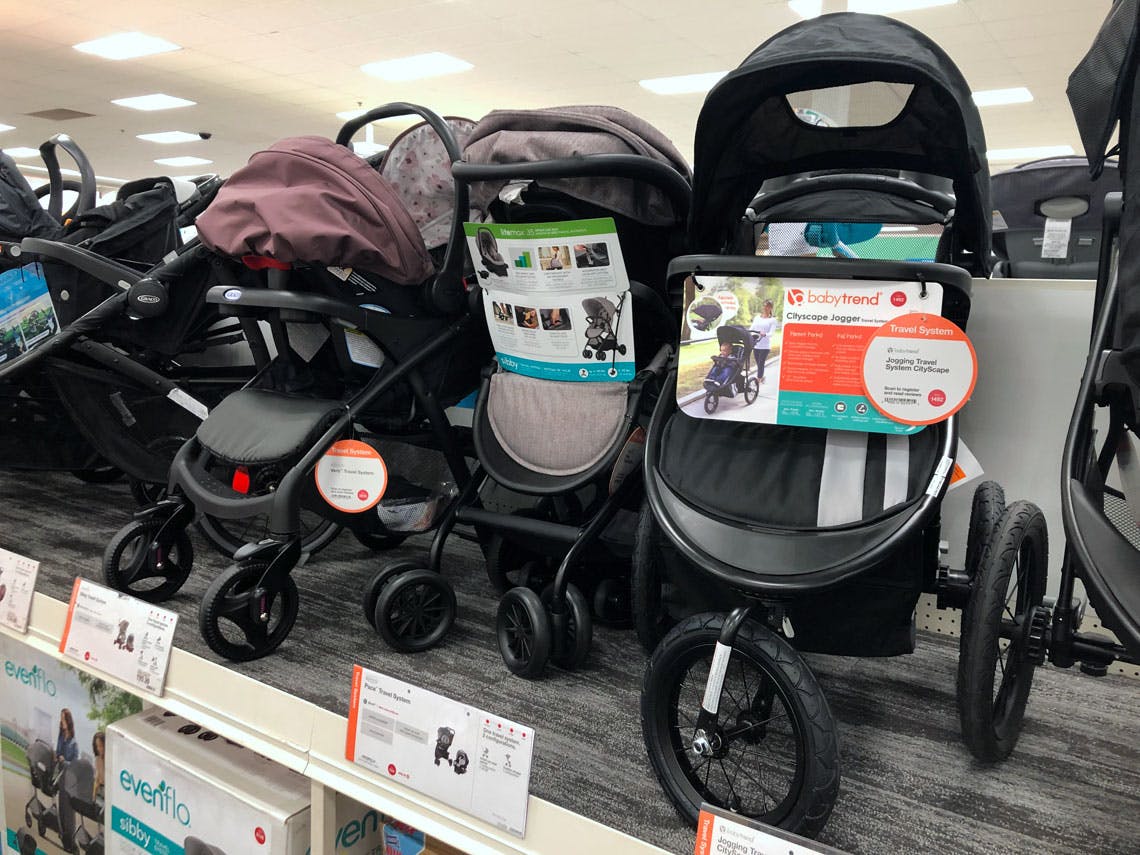target double strollers in store