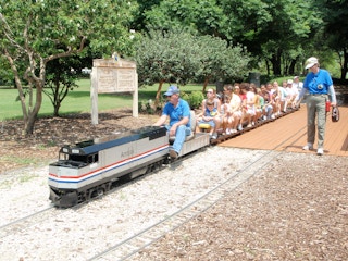 Largo Central Railroad's miniature train