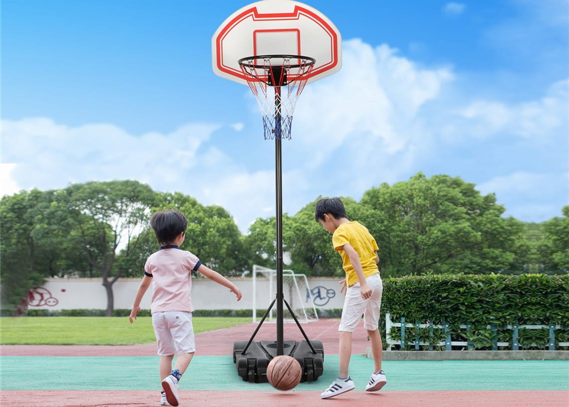 Portable Basketball Hoop W Wheels Only 51 At Walmart The