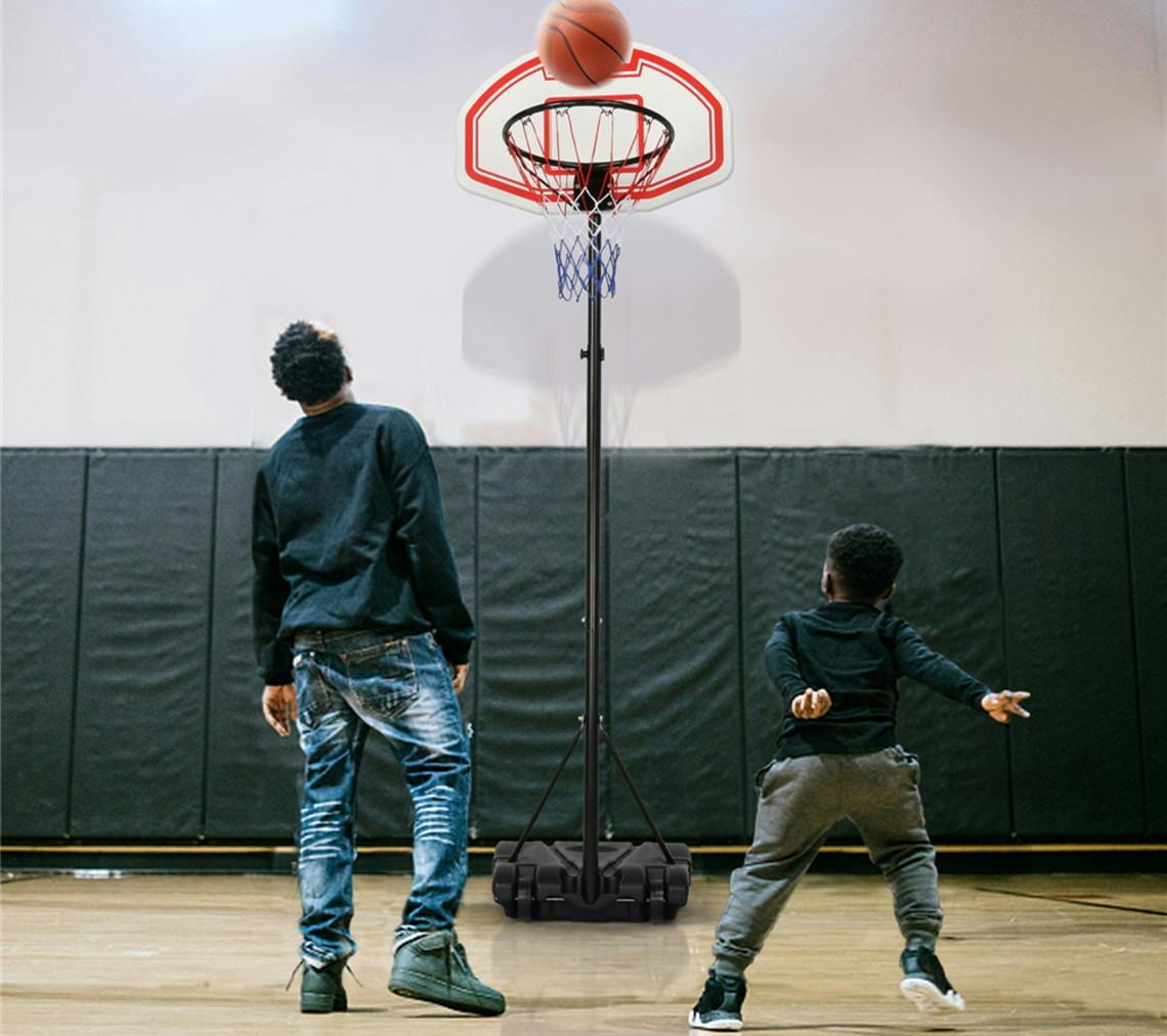 Portable Basketball Hoop W Wheels Only 51 At Walmart The