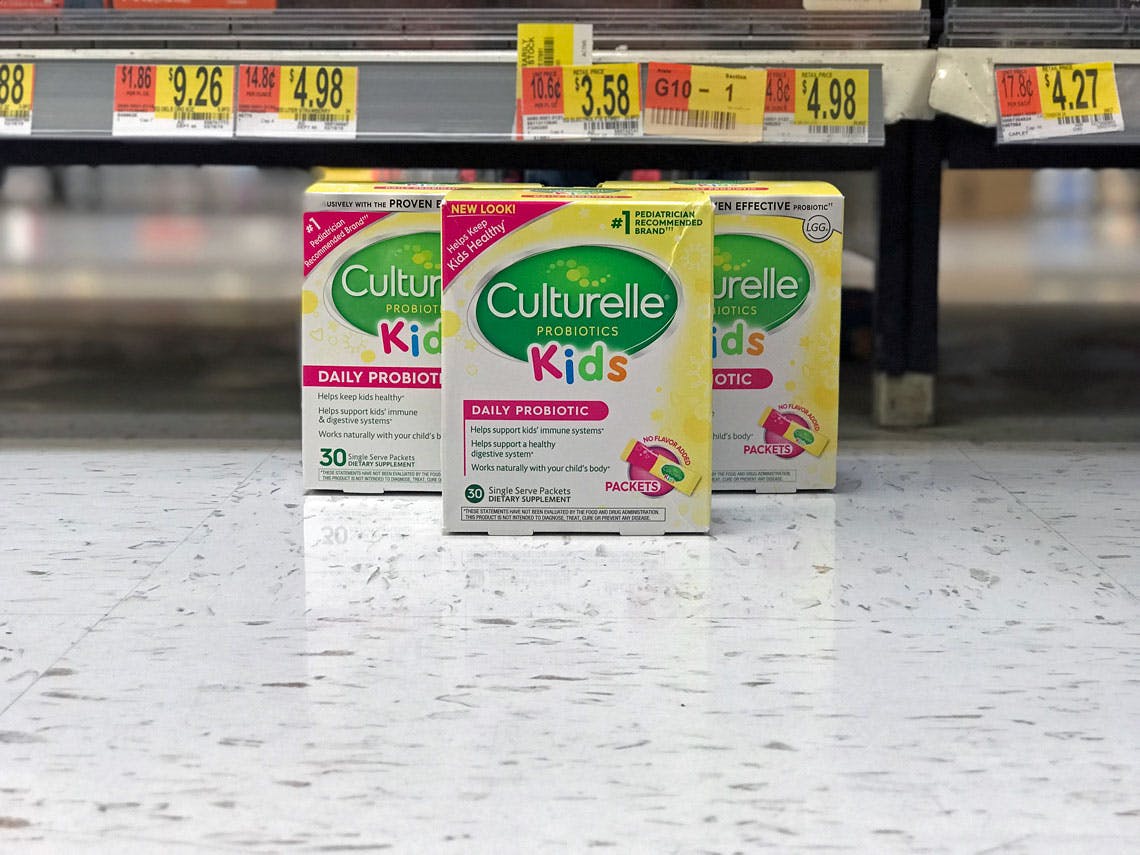 Save 9 On Culturelle Kids Probiotic Packets At Walmart The Krazy Coupon Lady